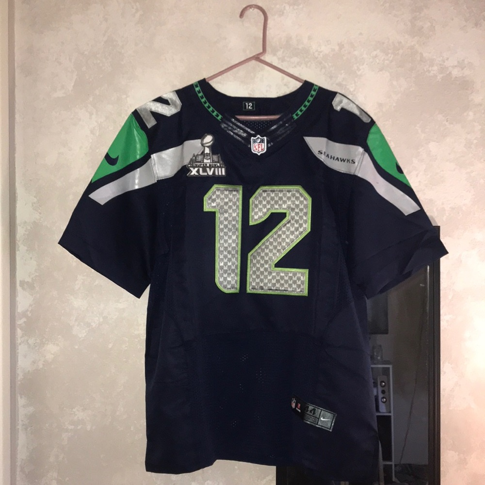 Nike Elite 2013 Seahawks Super Bowl Jersey